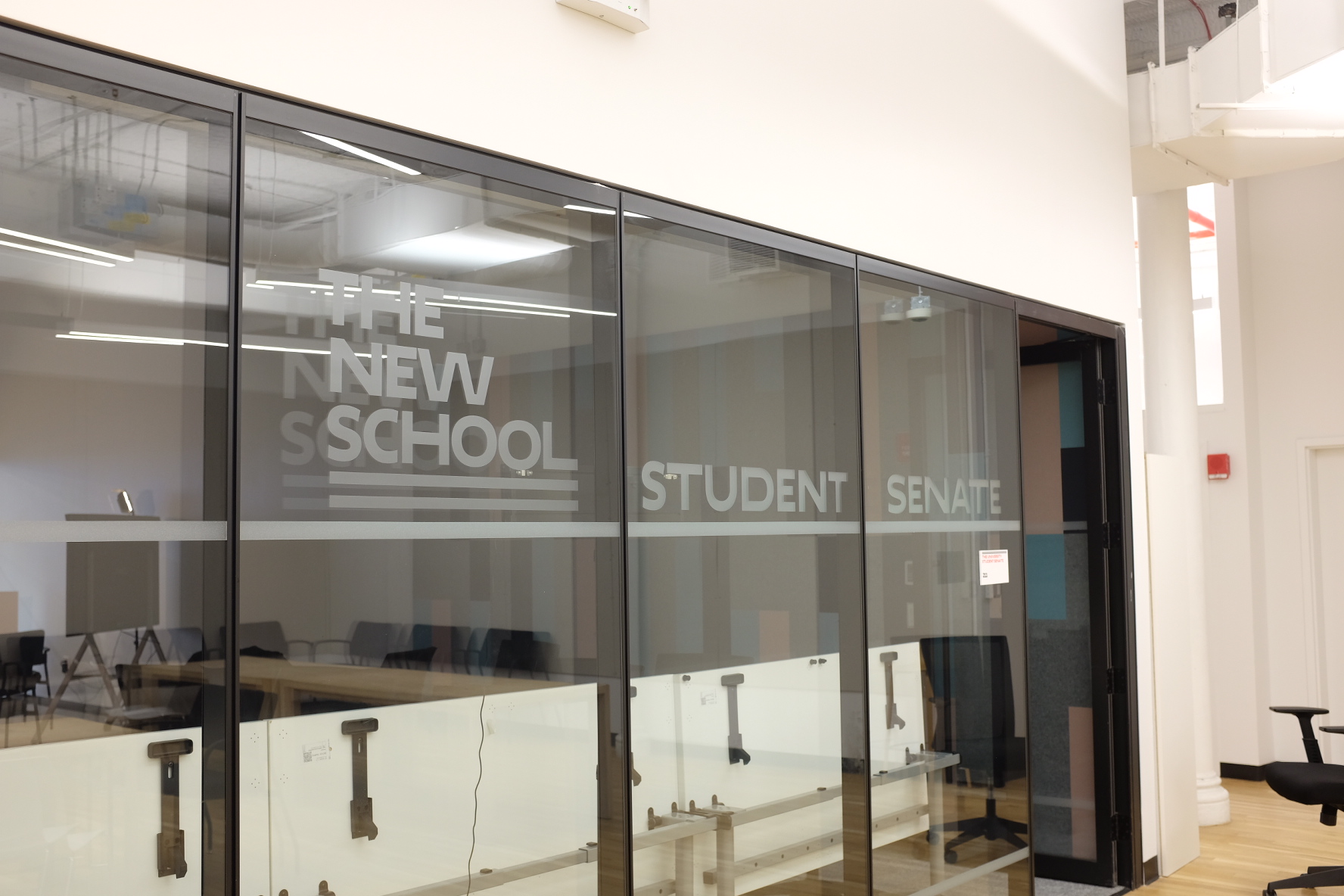 The New School student senate office